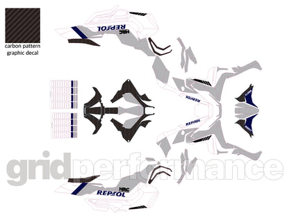 HONDA X-ADV 750 Custom Vinyl Graphic Decal Kit (1-4.REP)