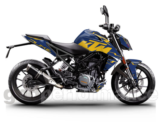 390 DUKE  Graphic Full Decal Kit (1-5)