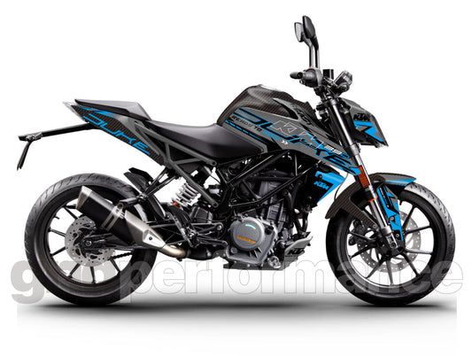 390 DUKE  Graphic Full Decal Kit (2-2)
