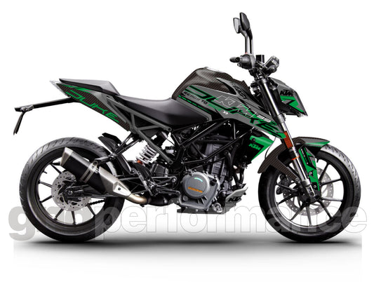 390 DUKE  Graphic Full Decal Kit (2-3)