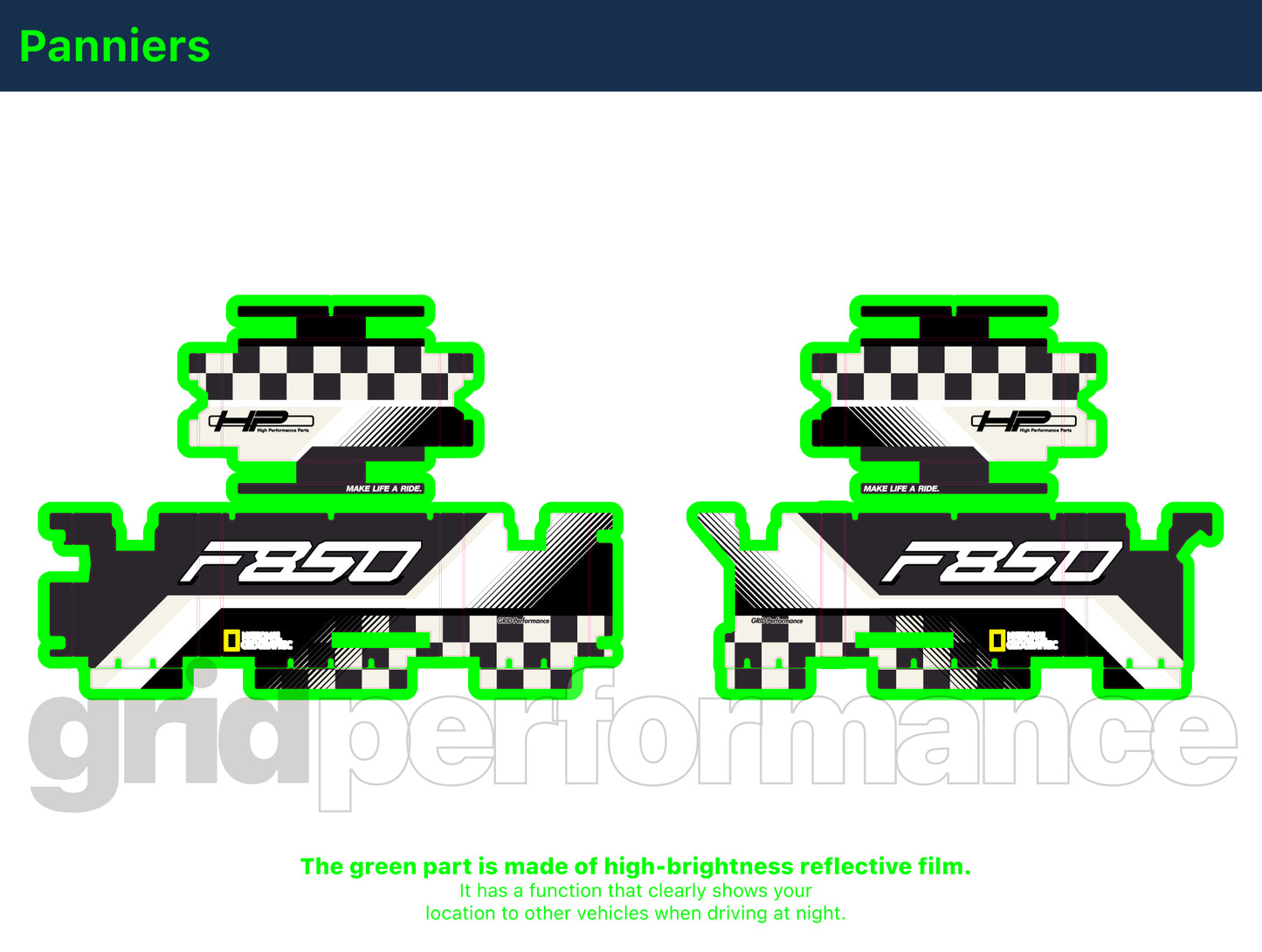 F850GS Adventure Full Graphic Vinyl Decal Kit (1-3)