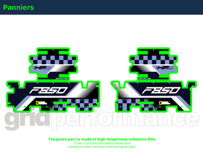 F850GS Adventure Full Graphic Vinyl Decal Kit (1-6)