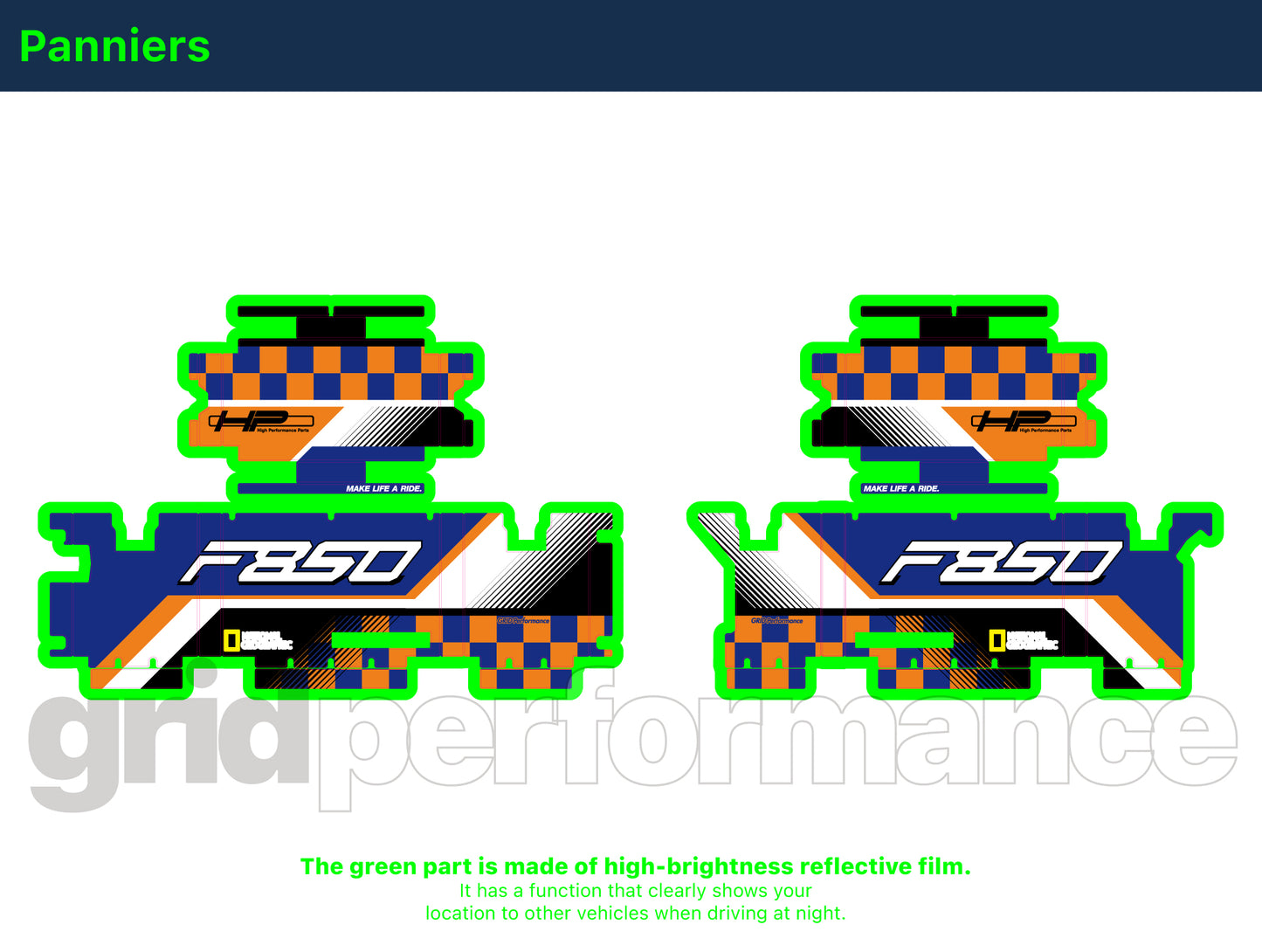 F850GS Adventure Full Graphic Vinyl Decal Kit (1-7)