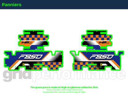 F850GS Adventure Full Graphic Vinyl Decal Kit (1-7)