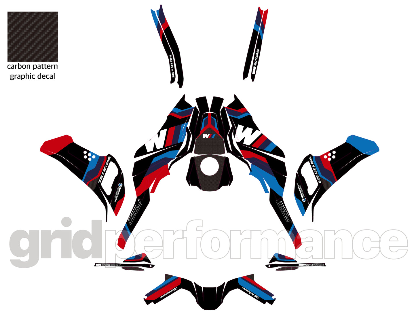 F850GS Adventure Full Graphic Vinyl Decal Kit (2-1.M)