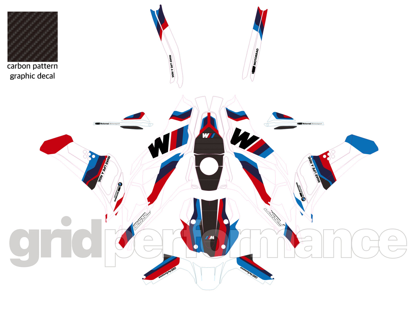 F850GS Adventure Full Graphic Vinyl Decal Kit (2-2.M)