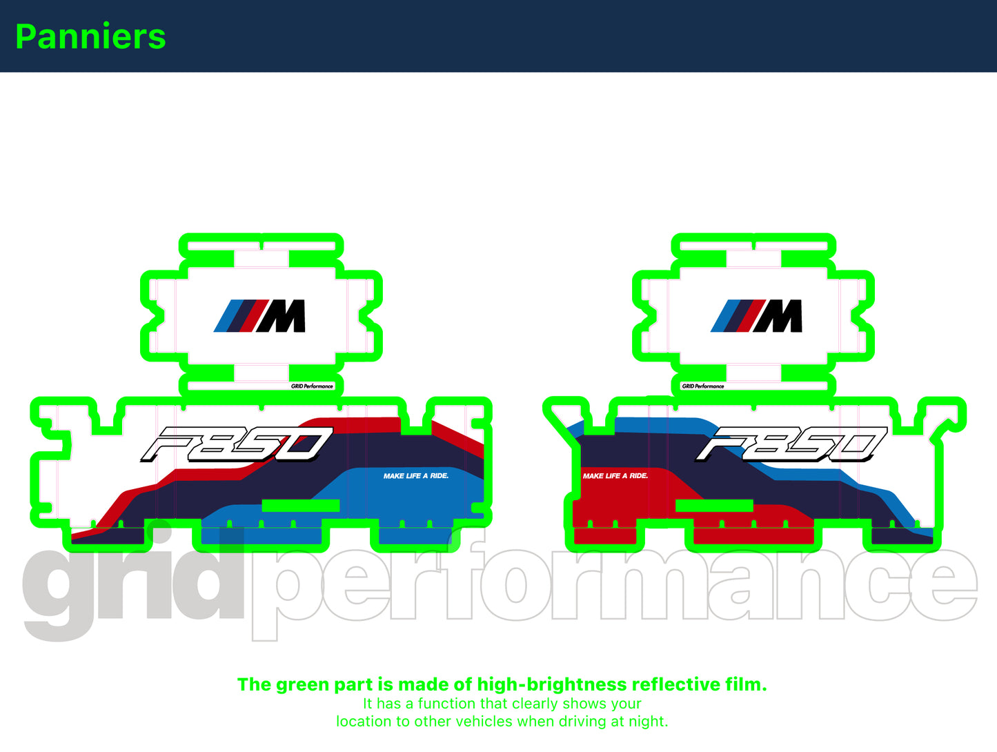 F850GS Adventure Full Graphic Vinyl Decal Kit (2-2.M)