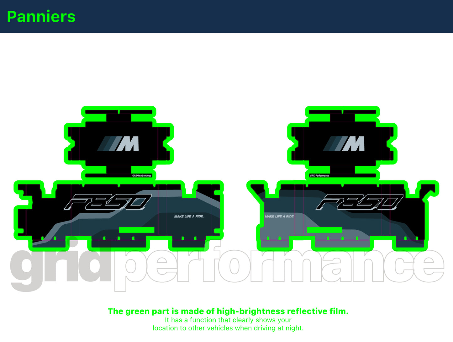 F850GS Adventure Full Graphic Vinyl Decal Kit (2-3.M)