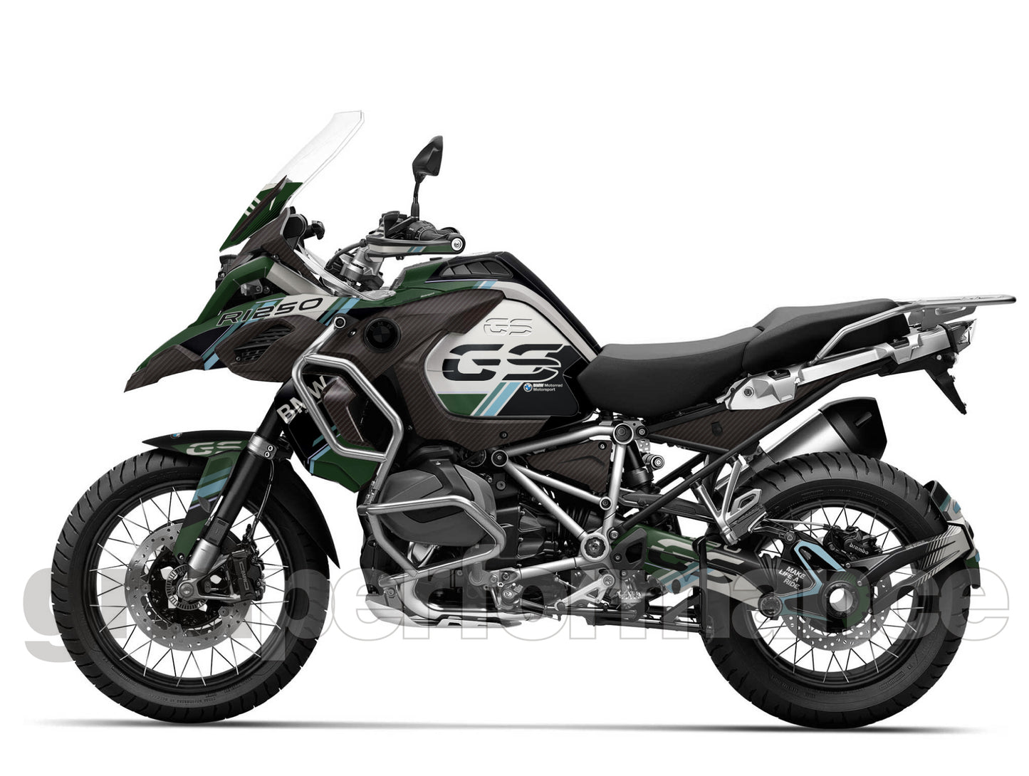 R1250GS R1200GS ADV Adventure Graphic Full Decal Vinyl Kit (1-3)