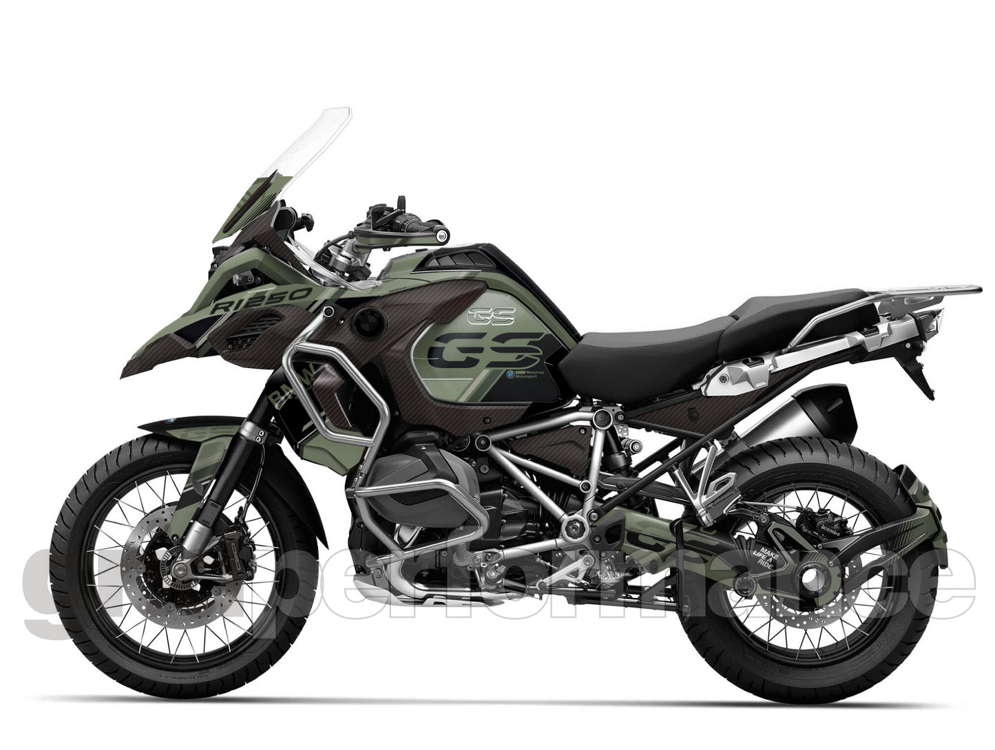 R1250GS R1200GS ADV Adventure Graphic Full Decal Vinyl Kit (1-5)