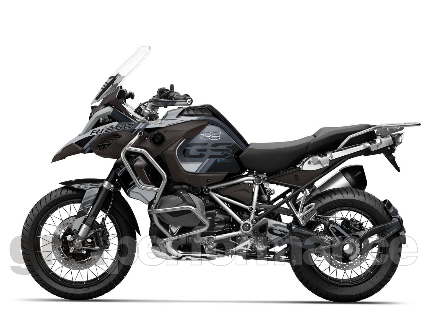 R1250GS R1200GS ADV Adventure Graphic Full Decal Vinyl Kit (1-6)