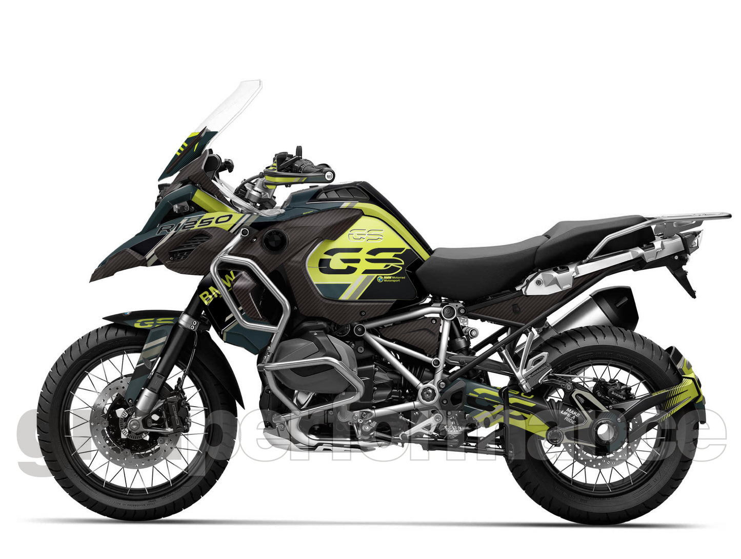 R1250GS R1200GS ADV Adventure Graphic Full Decal Vinyl Kit (1-7)