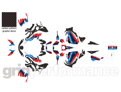 R1250GS R1200GS ADV Adventure Graphic Full Decal Vinyl Kit (2-1.M)