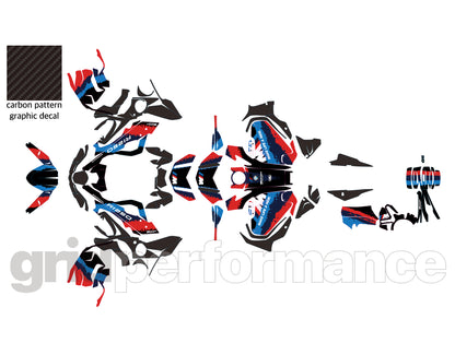 R1250GS R1200GS ADV Adventure Graphic Full Decal Vinyl Kit (2-2.M)