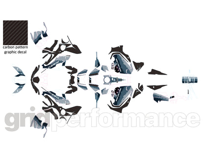 R1250GS R1200GS ADV Adventure Graphic Full Decal Vinyl Kit (2-3.M)