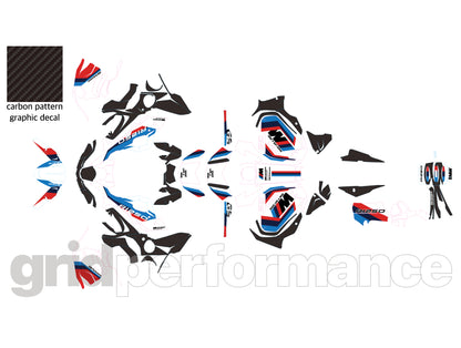 R1250GS R1200GS ADV Adventure Graphic Full Decal Vinyl Kit (3-1.M)
