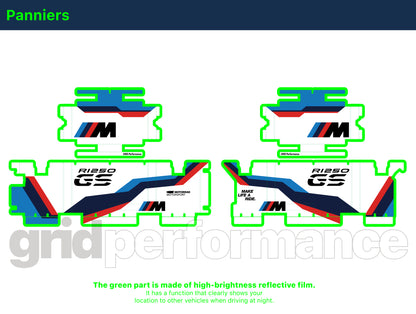 R1250GS R1200GS ADV Adventure Graphic Full Decal Vinyl Kit (3-1.M)