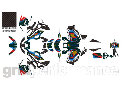 R1250GS R1200GS ADV Adventure Graphic Full Decal Vinyl Kit (3-3.M)