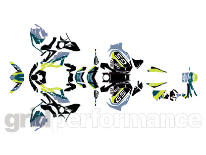 R1250GS R1200GS ADV Adventure Graphic Full Decal Vinyl Kit (4-4.M OPTION719)