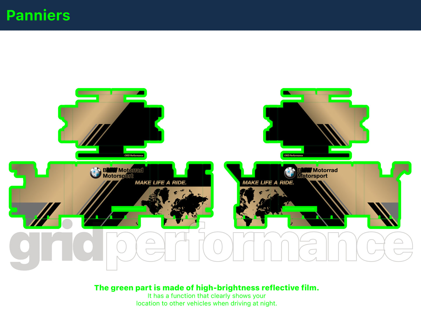 R1250GS R1200GS ADV Adventure Graphic Full Decal Vinyl Kit (5-1)