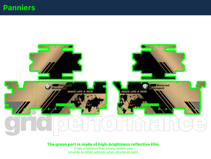 R1250GS R1200GS ADV Adventure Graphic Full Decal Vinyl Kit (5-1)