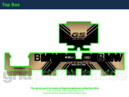 R1250GS R1200GS ADV Adventure Graphic Full Decal Vinyl Kit (5-1)