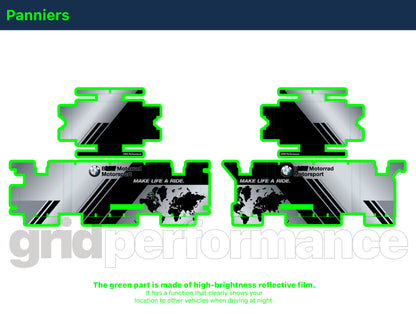 R1250GS R1200GS ADV Adventure Graphic Full Decal Vinyl Kit (5-2)