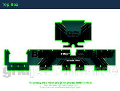 R1250GS R1200GS ADV Adventure Graphic Full Decal Vinyl Kit (5-3)