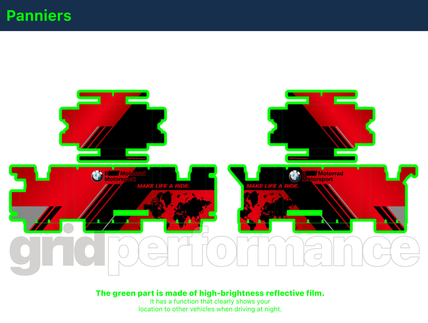 R1250GS R1200GS ADV Adventure Graphic Full Decal Vinyl Kit (5-4)