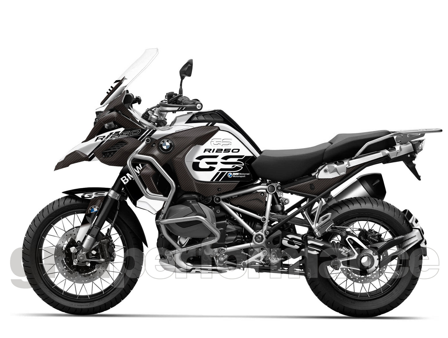 R1250GS R1200GS ADV Adventure Graphic Full Decal Vinyl Kit (6-1)