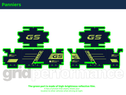 R1250GS R1200GS ADV Adventure Graphic Full Decal Vinyl Kit (6-4)