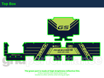 R1250GS R1200GS ADV Adventure Graphic Full Decal Vinyl Kit (6-4)