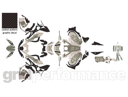 R1250GS R1200GS ADV Adventure Graphic Full Decal Vinyl Kit (6-5)