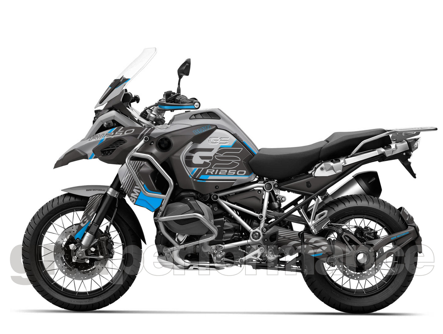 R1250GS R1200GS ADV Adventure Graphic Full Decal Vinyl Kit (7-1)