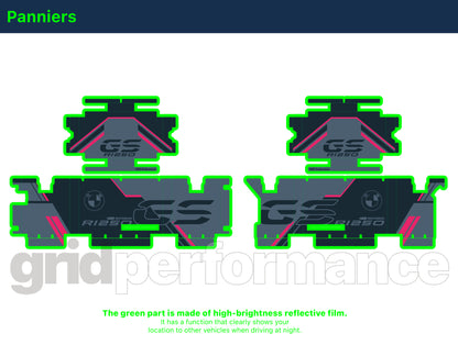 R1250GS R1200GS ADV Adventure Graphic Full Decal Vinyl Kit (7-5)