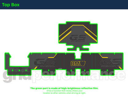 R1250GS R1200GS ADV Adventure Graphic Full Decal Vinyl Kit (7-6)