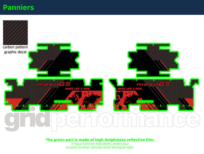 R1250GS R1200GS ADV Adventure Graphic Full Decal Vinyl Kit (8-2)