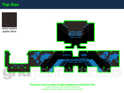 R1250GS R1200GS ADV Adventure Graphic Full Decal Vinyl Kit (8-3)