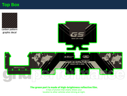 R1250GS R1200GS ADV Adventure Graphic Full Decal Vinyl Kit (8-4)