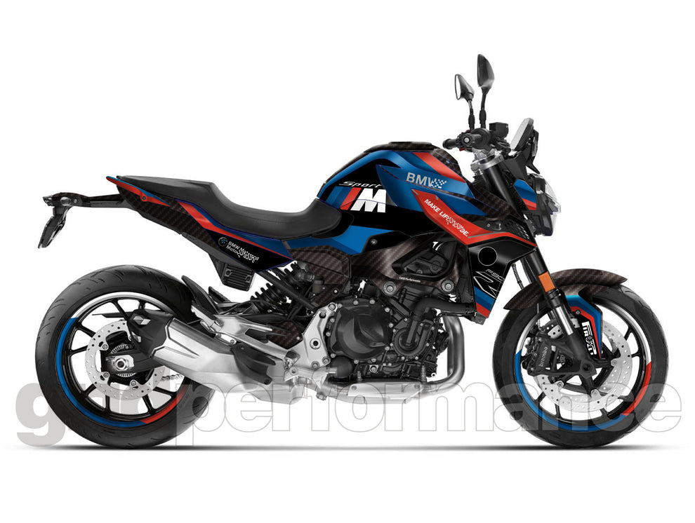 BMW F900R Graphic Decal Sticker Kit (1-1.M Carbon BB) – GRID Performance