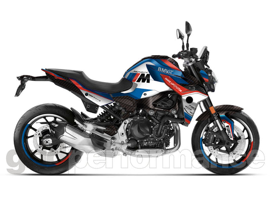 2020~ BMW F900R Graphic Decal Sticker Kit (1-2.M Carbon WB)