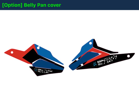 BMW F900R Graphic Decal Sticker Kit (2-2.M/Belly Pan cover)