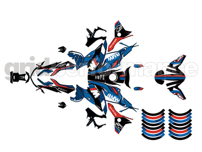 BMW F900R Graphic Decal Sticker Kit (3-1.M Cartoon)
