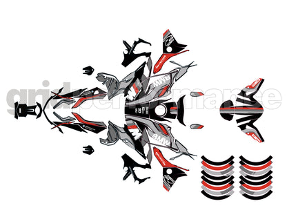 BMW F900R Graphic Decal Sticker Kit (3-2.M Cartoon)