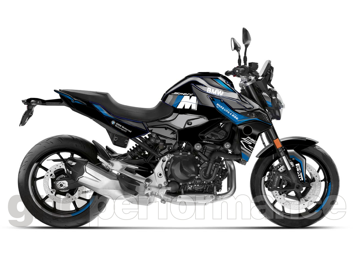 BMW F900R Graphic Decal Sticker Kit (3-4.M Cartoon)