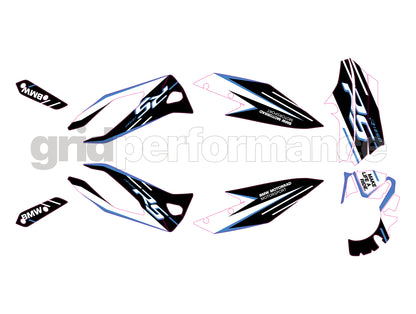 BMW R1250RS Graphic Decal Sticker Kit (1-2.BWB)