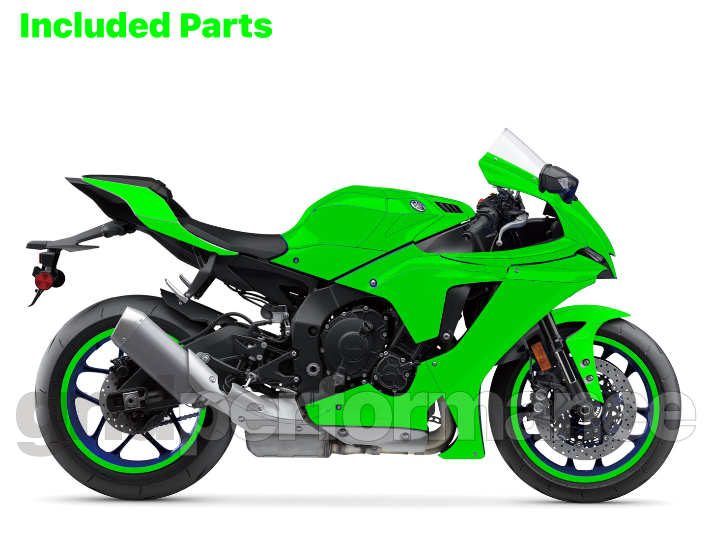 YAMAHA YZF-R1 Full Graphic Vinyl Decal Kit (1-1)