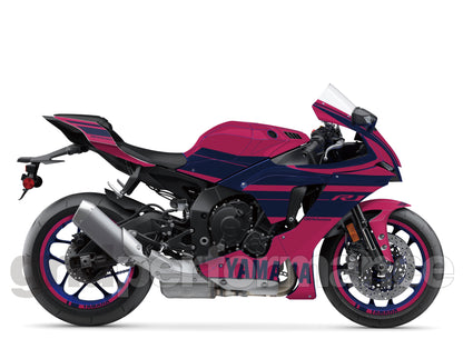 YAMAHA YZF-R1 Full Graphic Vinyl Decal Kit (1-10)