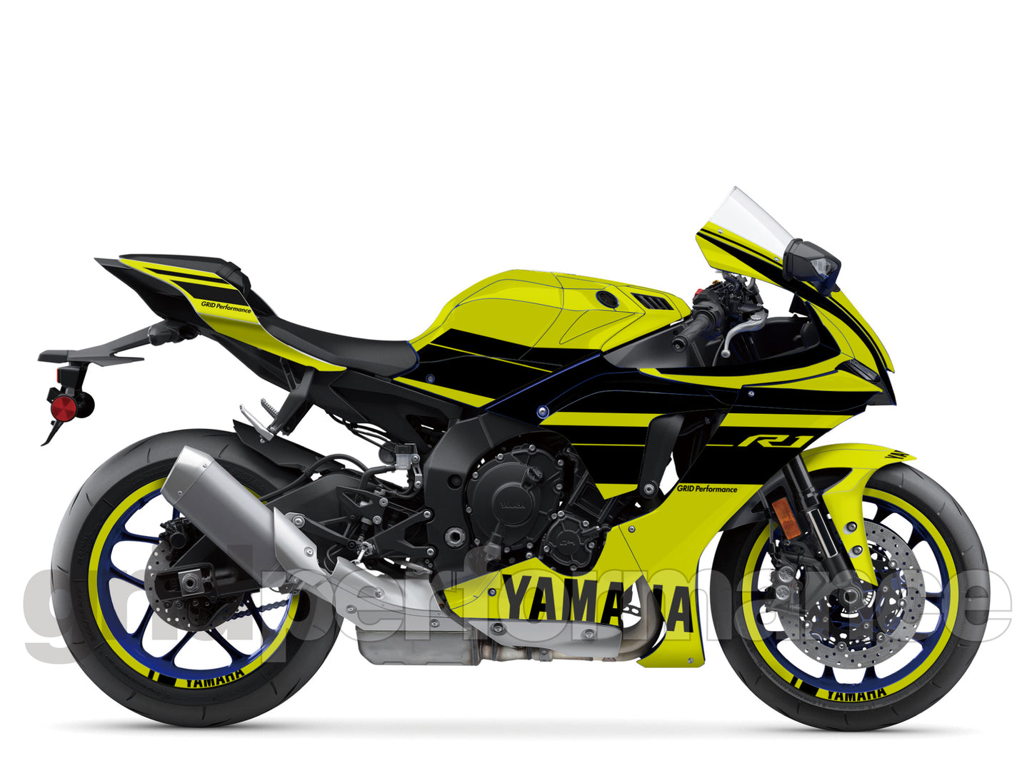 YAMAHA YZF-R1 Full Graphic Vinyl Decal Kit (1-1)