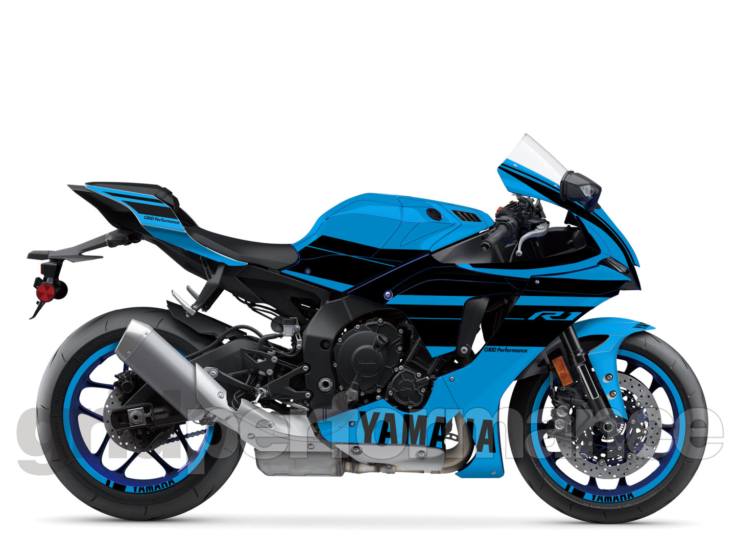YAMAHA YZF-R1 Full Graphic Vinyl Decal Kit (1-3)